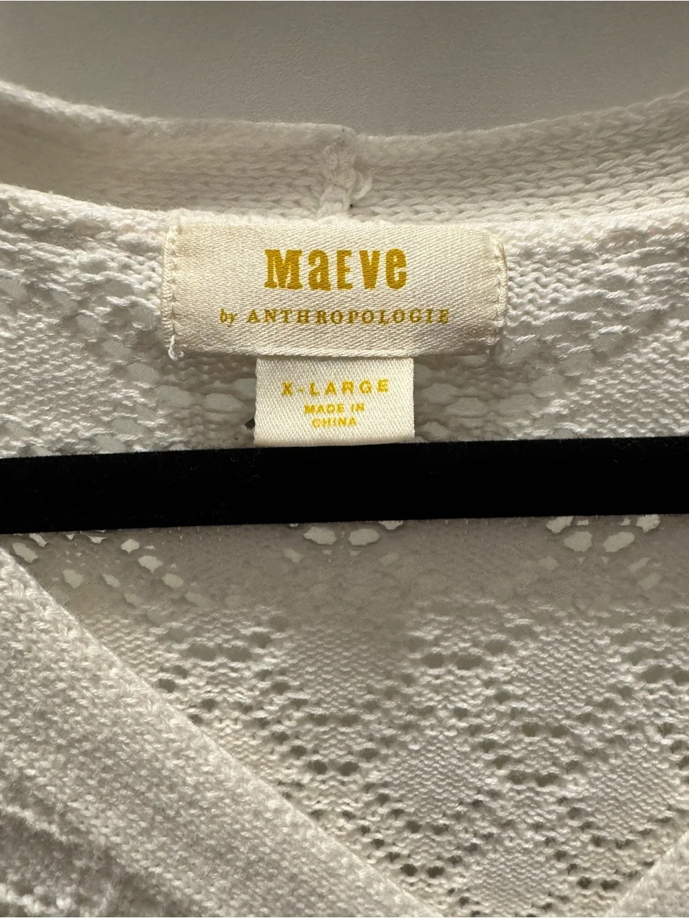 Maeve by Anthropologie Pointelle Cinch-Front Top
